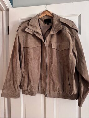 Zara Taupe Suede Jacket